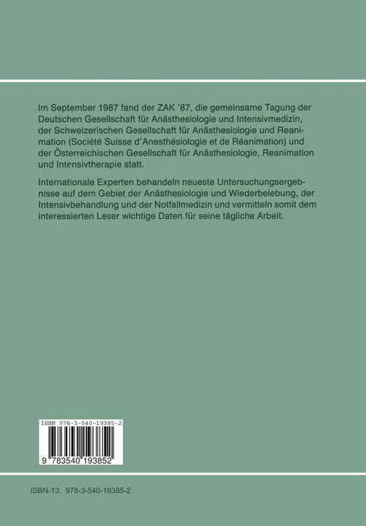 Produktbild: ZAK M&uuml;nchen 1987