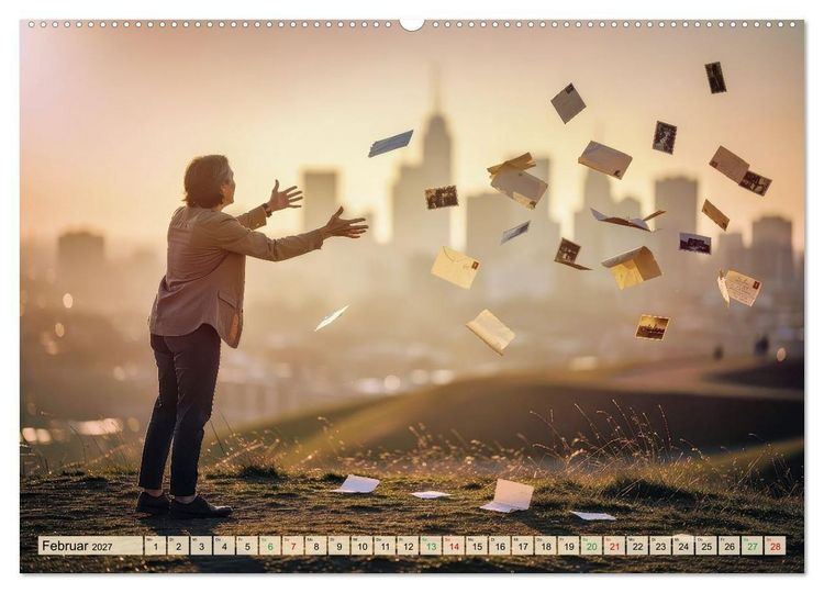 Produktbild: Die Vergangenheit loslassen (Wandkalender 2027 DIN A2 quer), CALVENDO Monatskalender