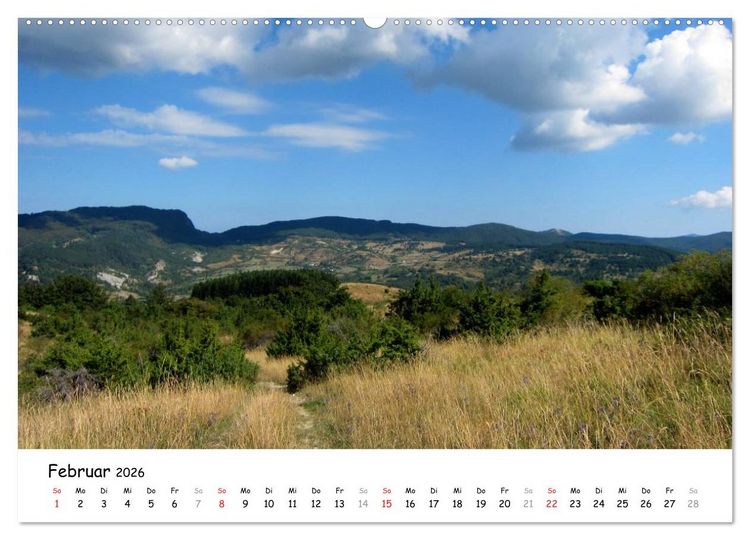 Produktbild: Camino di Assisi - Franziskusweg (Wandkalender 2026 DIN A2 quer), CALVENDO Monatskalender