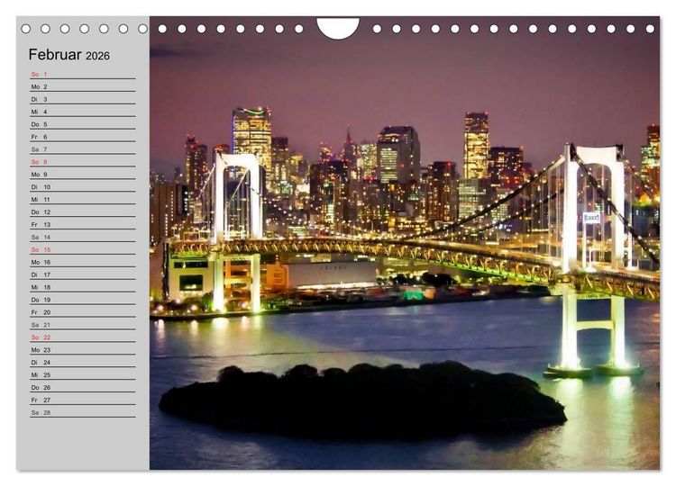 Produktbild: Japan &bull; Impressionen (Wandkalender 2026 DIN A4 quer), CALVENDO Monatskalender