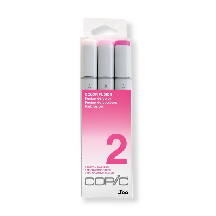 Produktbild: Copic Pinselmarker Set Sketch Color Fusion 2 3 St&uuml;ck