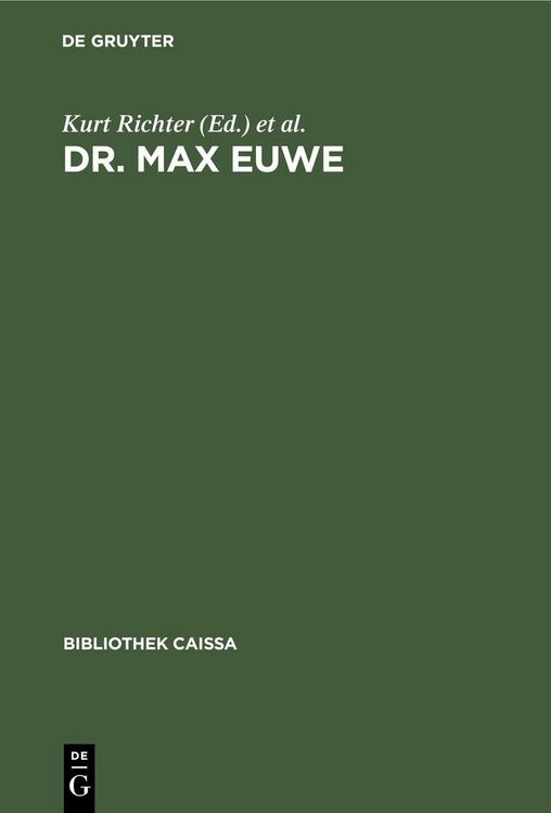 Produktbild: Dr. Max Euwe