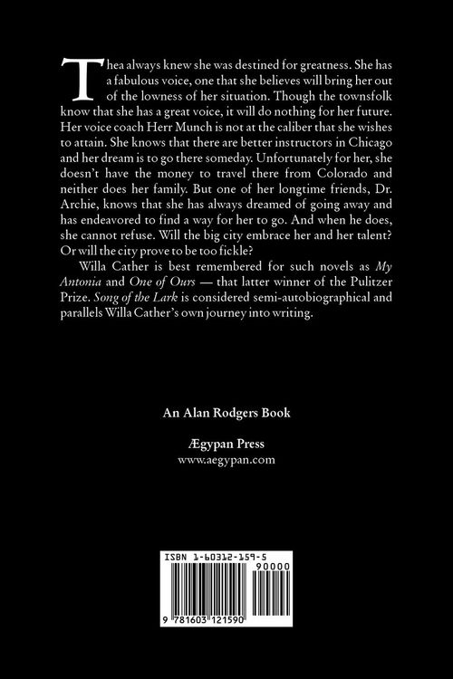 Produktbild: Song of the Lark by Willa Cather, Fiction, Short Stories, Literary, Classics