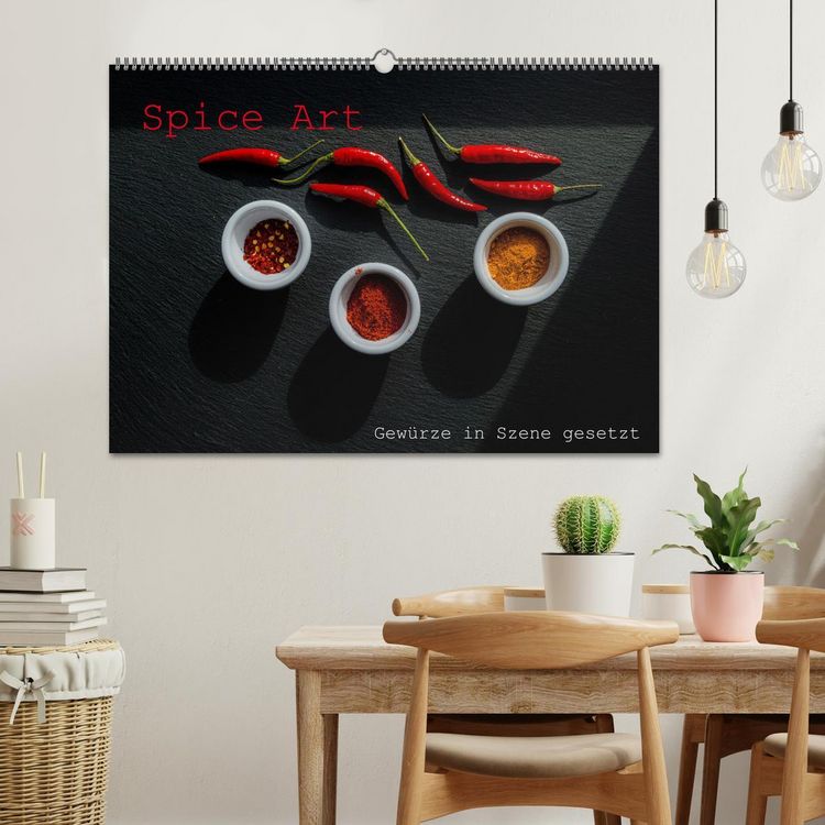 Produktbild: Spice Art - Gew&uuml;rze in Szene gesetzt (Wandkalender 2026 DIN A2 quer), CALVENDO Monatskalender