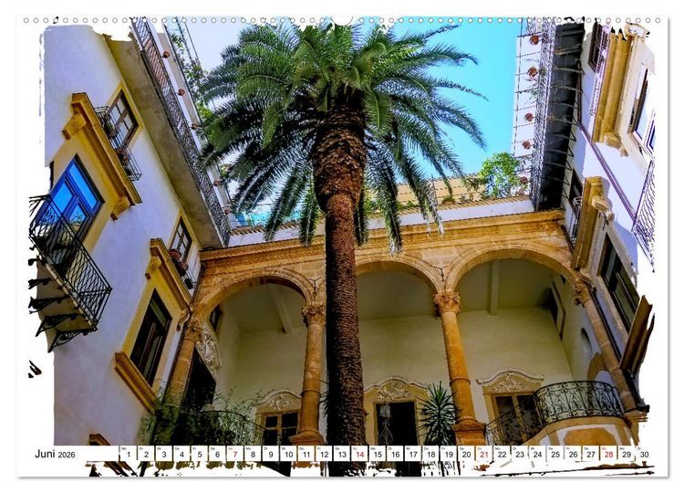Produktbild: Palermo die marode Sch&ouml;nheit (Wandkalender 2026 DIN A2 quer), CALVENDO Monatskalender