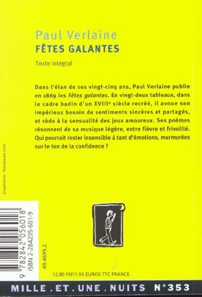 Produktbild: Fetes galantes