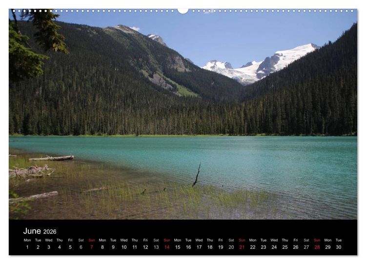 Produktbild: From Pacific to the Mountains 2026 (High Quality Premium Wall Calendar 2026 DIN A2 landscape),CALVENDO 12 Month Wall Calendar