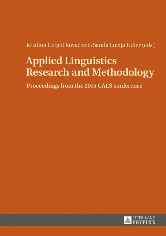 Produktbild: Applied Linguistics Research and Methodology