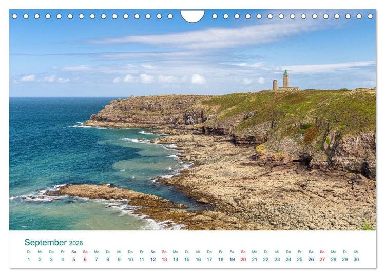 Produktbild: Smaragdk&uuml;ste C&ocirc;te d'&Eacute;meraude. Der malerische Norden der Bretagne (Wandkalender 2026 DIN A4 quer), CALVENDO Monatskalender