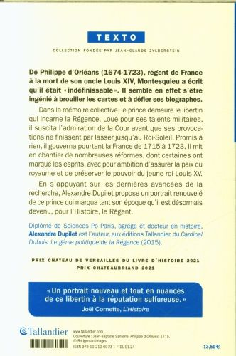 Produktbild: Le r&eacute;gent : Philippe d'Orl&eacute;ans, l'h&eacute;ritier du Roi-Soleil