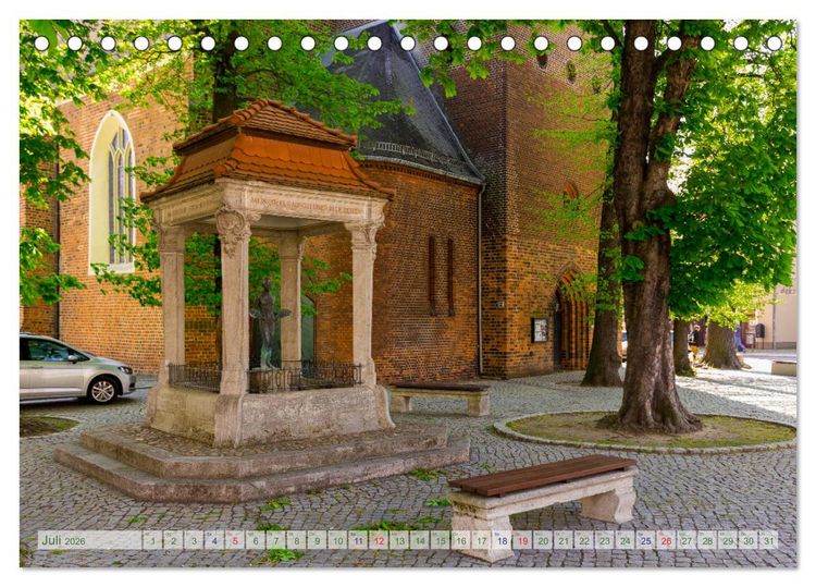 Produktbild: Bad Liebenwerda im Fr&uuml;hling (Tischkalender 2026 DIN A5 quer), CALVENDO Monatskalender