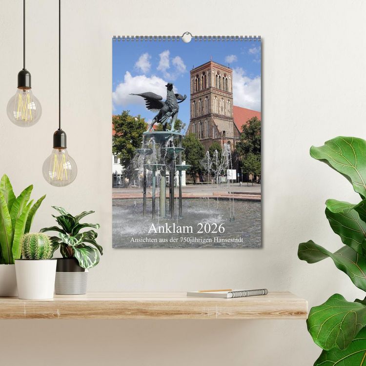 Produktbild: Anklam 2026 (Wandkalender 2026 DIN A3 hoch), CALVENDO Monatskalender