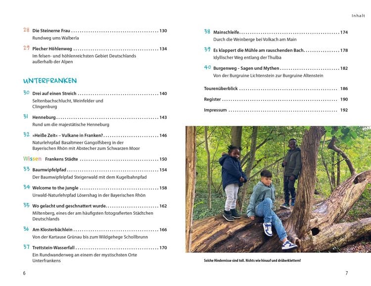 Produktbild: Wanderspa&szlig; mit Kindern Franken