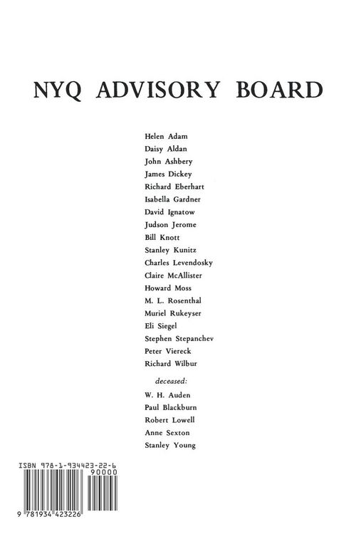 Produktbild: The New York Quarterly, Number 22