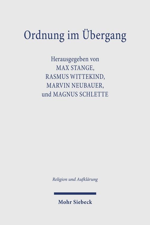 Produktbild: Ordnung im &Uuml;bergang