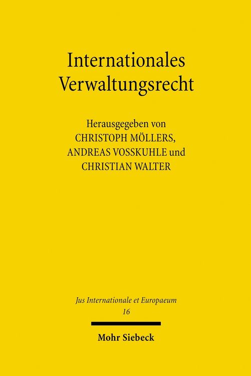 Produktbild: Internationales Verwaltungsrecht