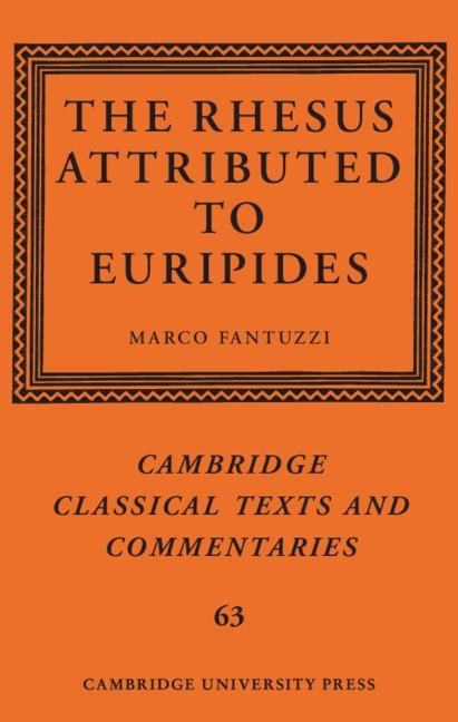 Produktbild: Rhesus Attributed to Euripides