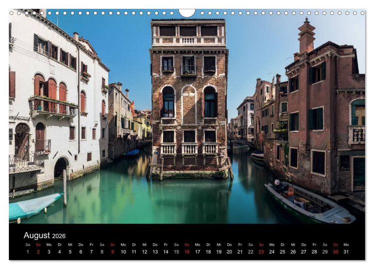 Produktbild: Venedig - Facetten einer Lagunenstadt (Wandkalender 2026 DIN A3 quer), CALVENDO Monatskalender