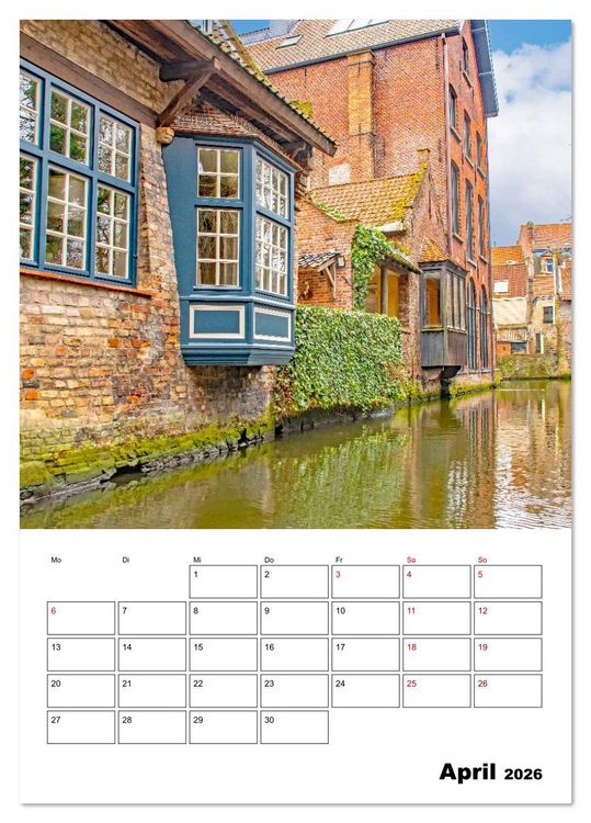 Produktbild: Br&uuml;gge - Reiseplaner (Tischkalender 2026 DIN A5 hoch), CALVENDO Monatskalender