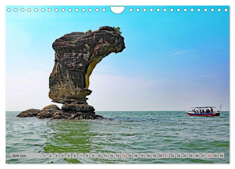 Produktbild: Malaysia-Impressionen (Wandkalender 2026 DIN A4 quer), CALVENDO Monatskalender