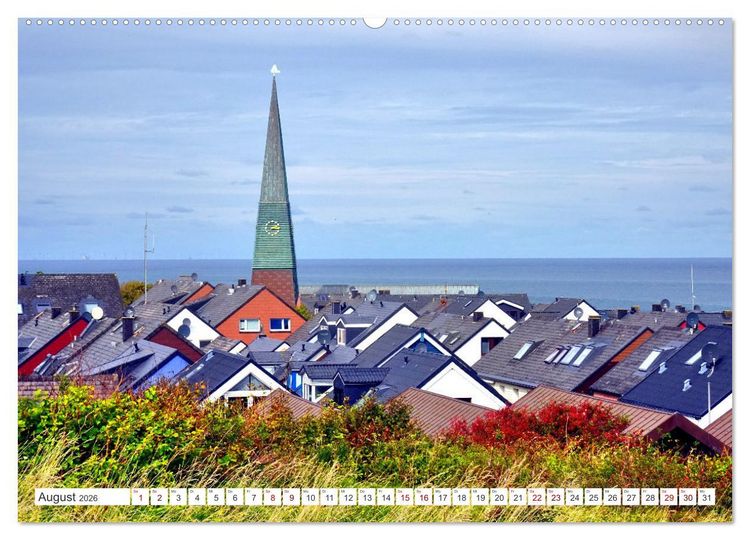 Produktbild: Helgoland Highlights (Wandkalender 2026 DIN A2 quer), CALVENDO Monatskalender