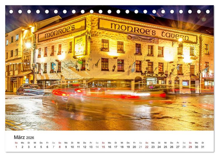 Produktbild: Irlands wilder Nordwesten, zwischen Galway und Fanad Head Lighthouse (Tischkalender 2026 DIN A5 quer), CALVENDO Monatskalender