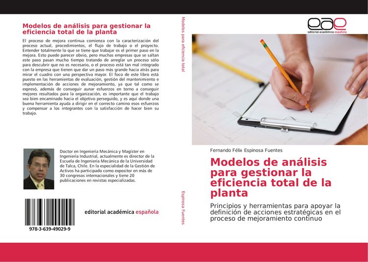 Produktbild: Modelos de an&aacute;lisis para gestionar la eficiencia total de la planta