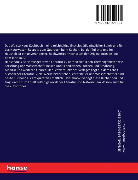 Produktbild: Das Weisse Haus Kochbuch
