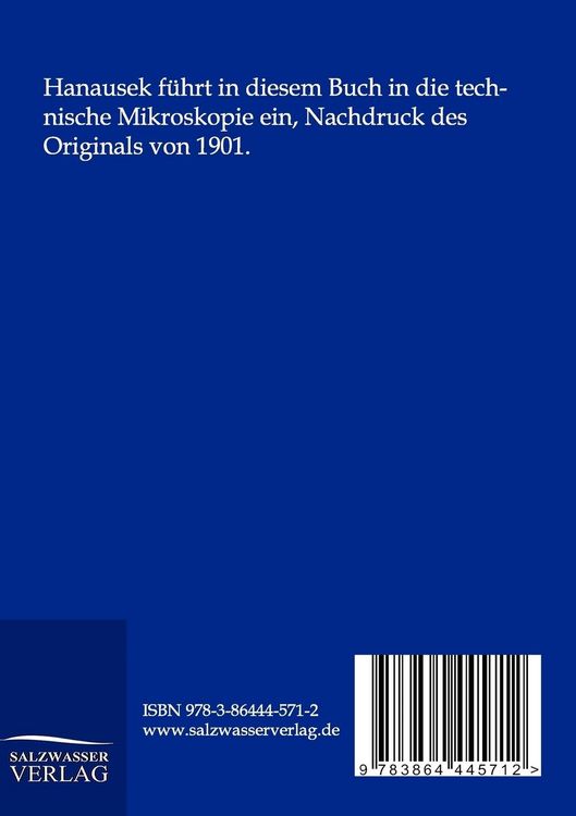 Produktbild: Lehrbuch der Technischen Mikroskopie