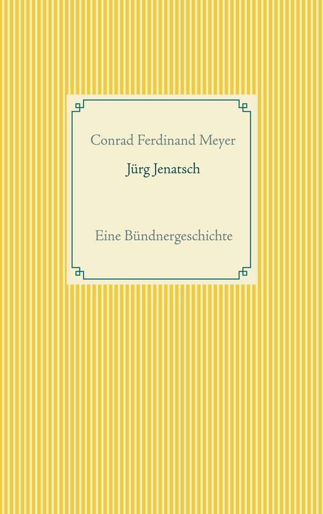 Produktbild: J&uuml;rg Jenatsch