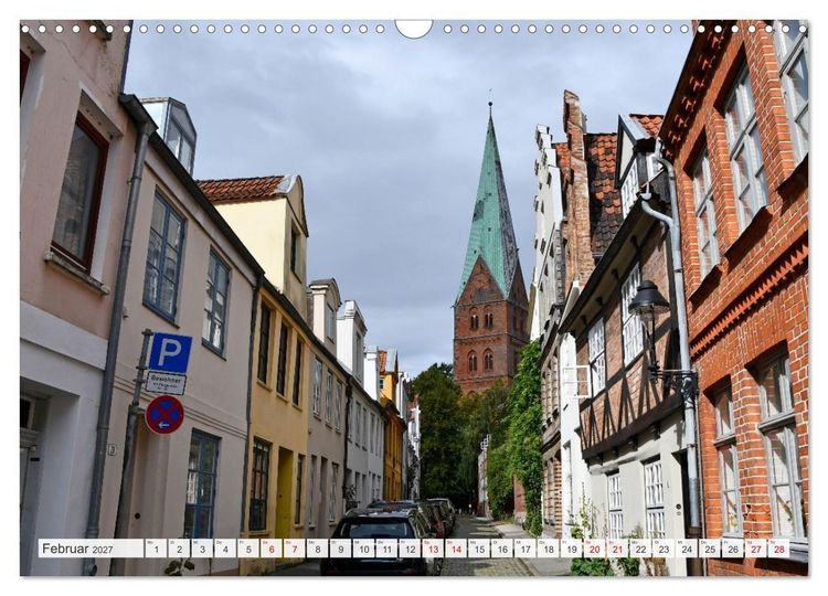 Produktbild: L&uuml;beck, die sehenswerte Hansestadt an der Ostsee (Wandkalender 2027 DIN A3 quer), CALVENDO Monatskalender
