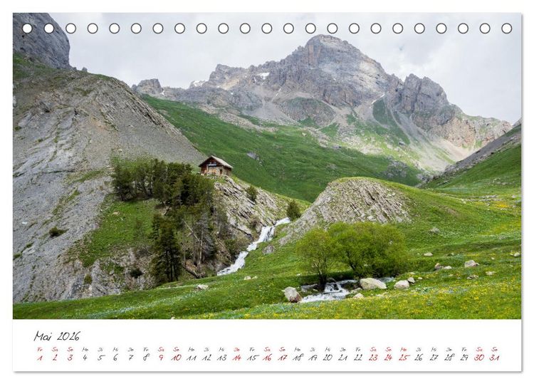 Produktbild: Die Route der Gro&szlig;en Alpen - Das Guisane-Tal und Brian&ccedil;onnais (Tischkalender 2026 DIN A5 quer), CALVENDO Monatskalender