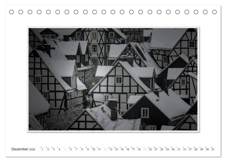 Produktbild: Emotionale Momente: Freudenberg &ndash; Ansichten einer Stadt. (Tischkalender 2026 DIN A5 quer), CALVENDO Monatskalender