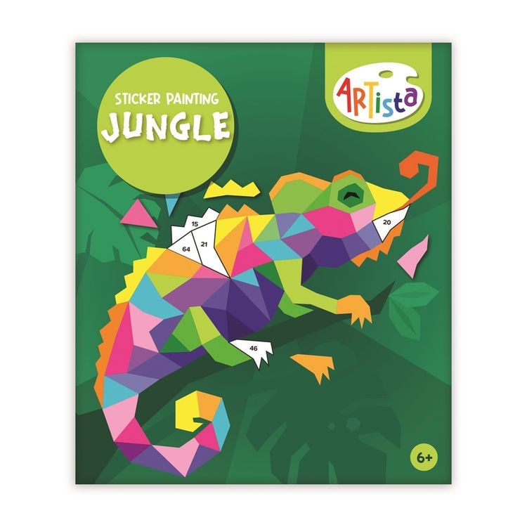 Produktbild: ARTISTA - Sticker Painting Buch Jungle (MQ3)