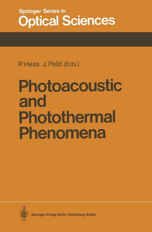 Produktbild: Photoacoustic and Photothermal Phenomena