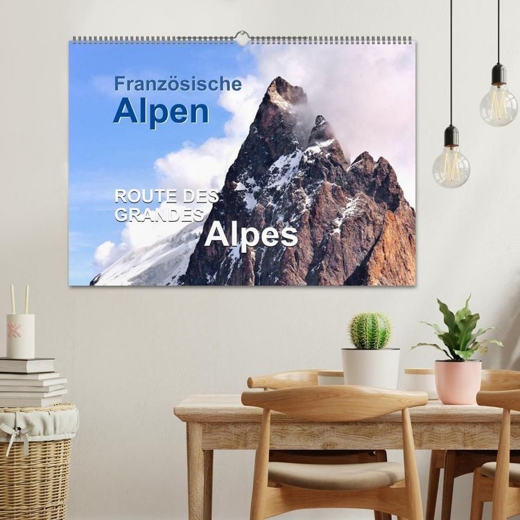 Produktbild: Franz&ouml;sische Alpen - Route des Grandes Alpes (Wandkalender 2027 DIN A2 quer), CALVENDO Monatskalender