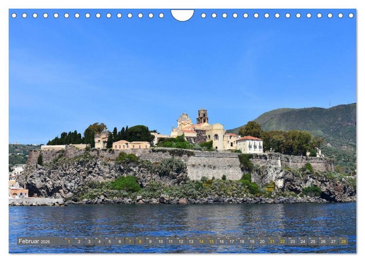 Produktbild: Das &Auml;olische Archipel - Inseln vom Vulkan geboren (Wandkalender 2026 DIN A4 quer), CALVENDO Monatskalender