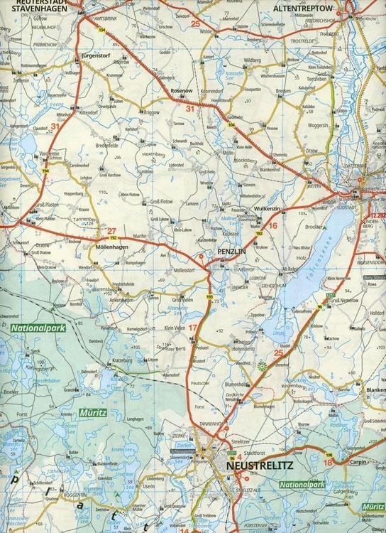 Produktbild: ADAC Regionalkarte 03 Rostock, R&uuml;gen, Stettin 1:150.000