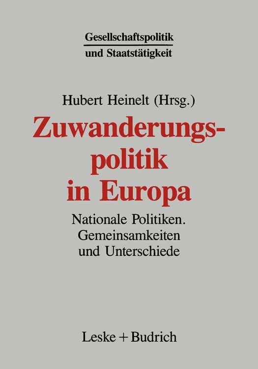 Produktbild: Zuwanderungspolitik in Europa