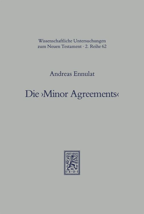 Produktbild: Die "Minor Agreements"