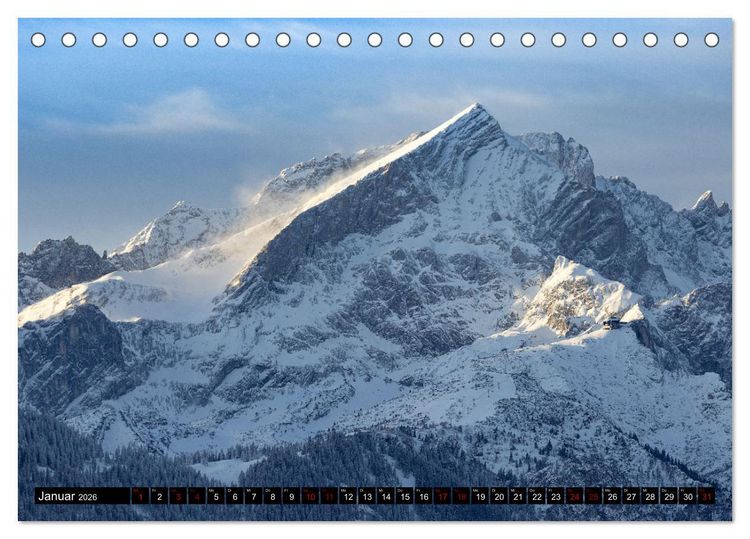Produktbild: Werdenfelser Land (Tischkalender 2026 DIN A5 quer), CALVENDO Monatskalender