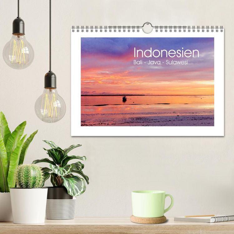 Produktbild: Indonesien. Bali - Java - Sulawesi (Wandkalender 2026 DIN A4 quer), CALVENDO Monatskalender
