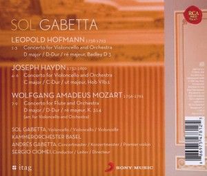 Produktbild: Sol Gabetta, Cellokonzerte, Hofmann - Haydn - Mozart, 1 Audio-CD