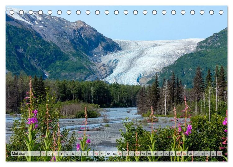 Produktbild: Alaska und Kanada (Tischkalender 2026 DIN A5 quer), CALVENDO Monatskalender
