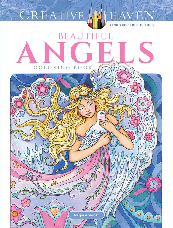 Produktbild: Creative Haven Beautiful Angels Coloring Book