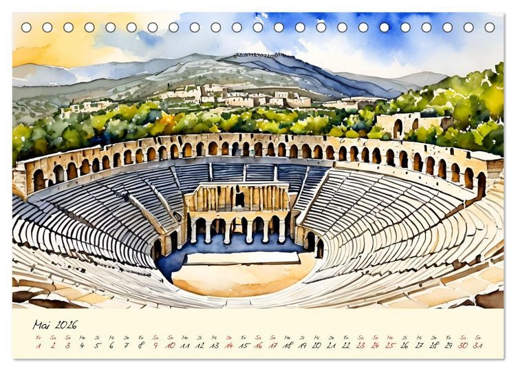 Produktbild: T&uuml;rkei - Land auf zwei Kontinenten (Tischkalender 2026 DIN A5 quer), CALVENDO Monatskalender