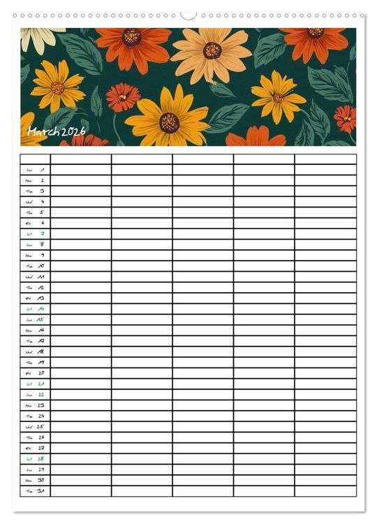 Produktbild: Home Planer (Wall Calendar 2026 DIN A2 portrait), CALVENDO 12 Month Wall Calendar