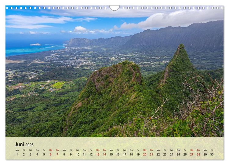 Produktbild: Hawaii - Eindr&uuml;cke von Big Island, Kauai & Oahu (Wandkalender 2026 DIN A3 quer), CALVENDO Monatskalender