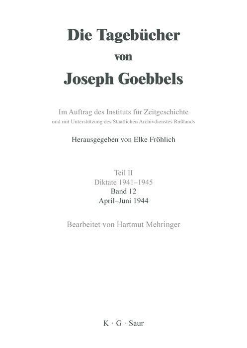Produktbild: April - Juni 1944