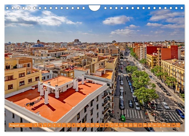Produktbild: Zauberhaftes Valencia (Wandkalender 2026 DIN A4 quer), CALVENDO Monatskalender